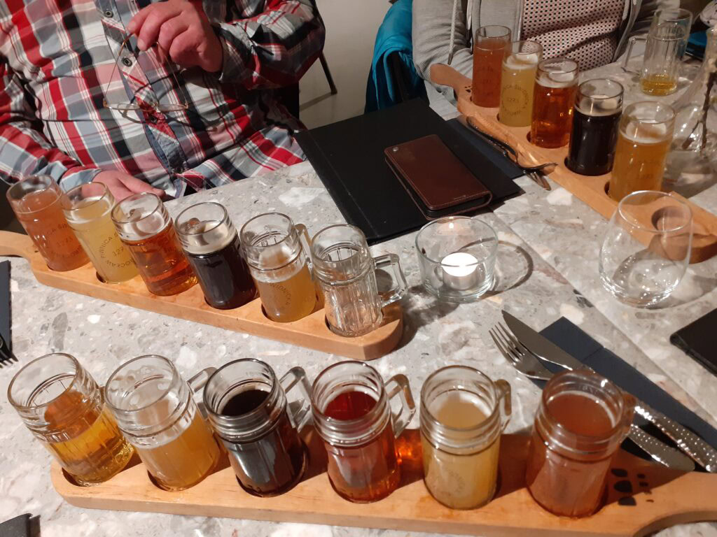 Bierverkostung im Schweidnitzer Keller in Breslau.