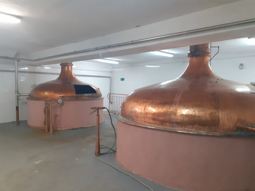 Die alten Kessel der Brauerei in Löwenberg (Lwowek Slaski).