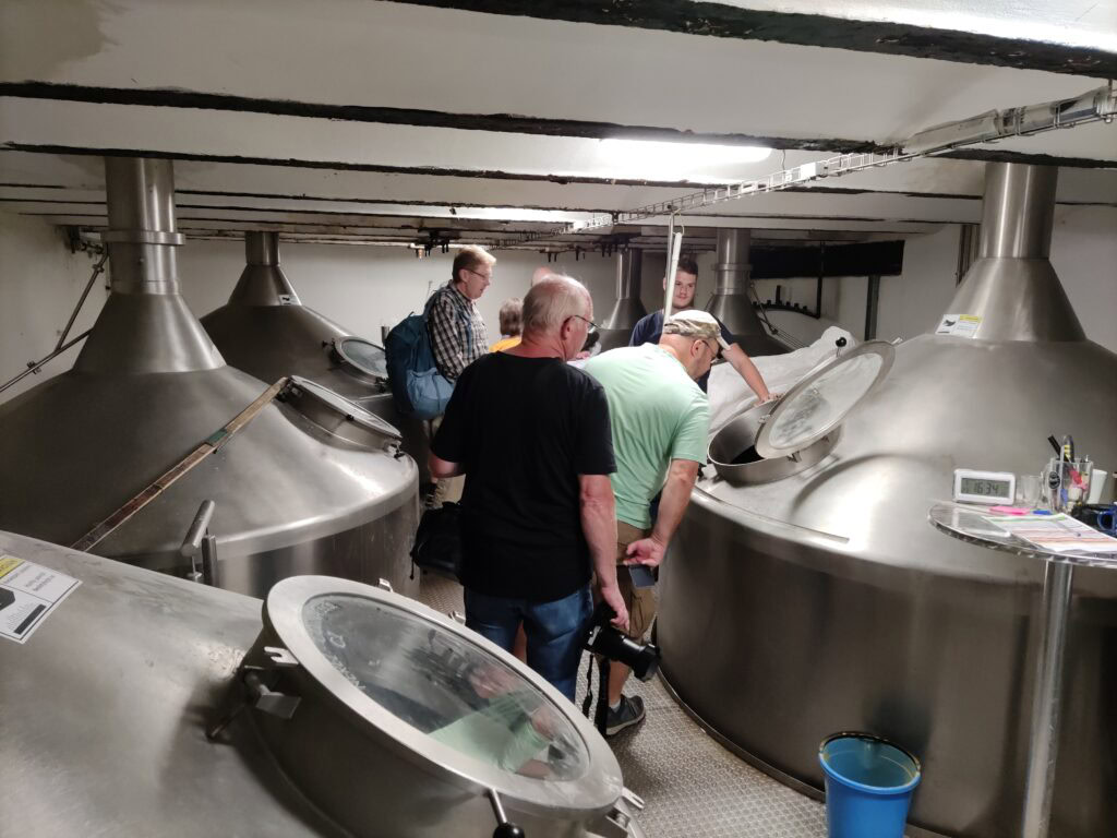 Blick in die Albrecht Brauerei Friedland.